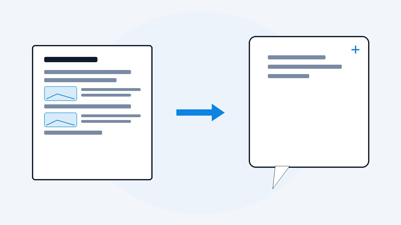 A YouTube video becoming a timestamped PDF document that ChatGPT reads to write a checkable summary